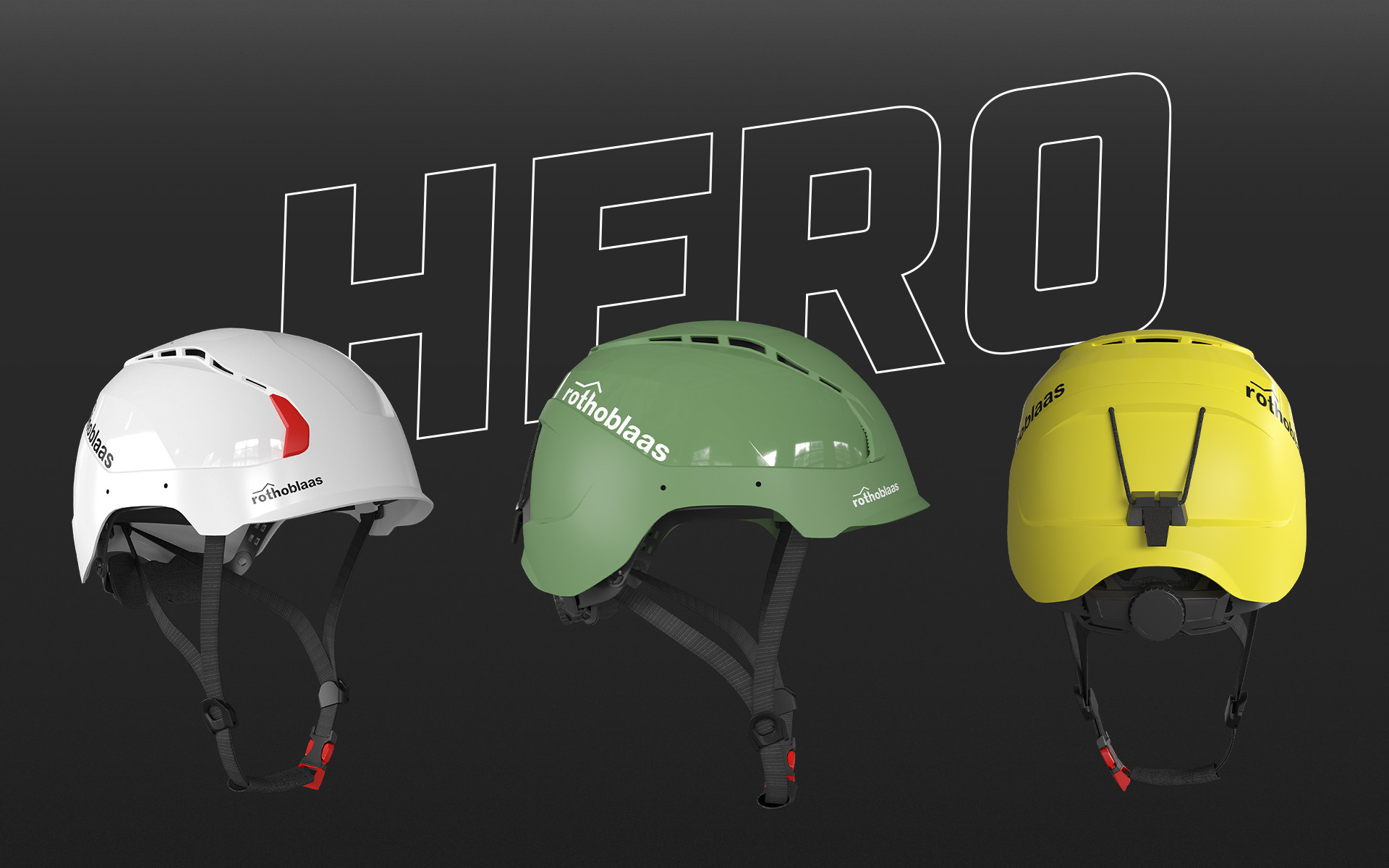 HERO Rothoblaas safety helmet with EN 397:2025 Type II certification and integrated adjustment system